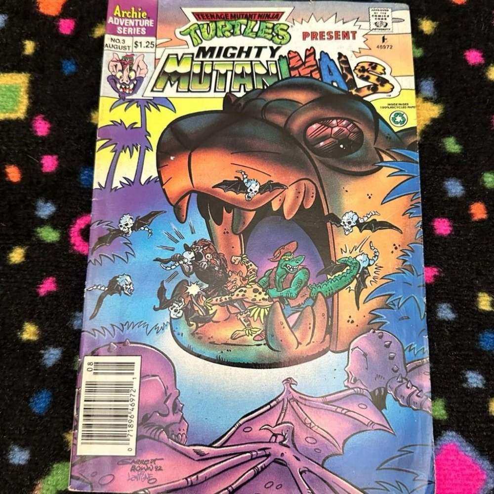 1992 TEENAGE MUTANT NINJA TURTLES present MIGHTY MUTANIMALS COMIC